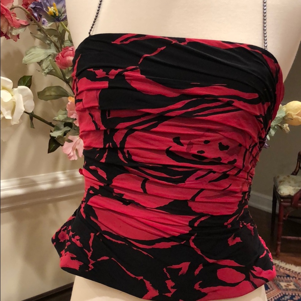 Gorgeous Kay Unger Silk Bustier - sz 4